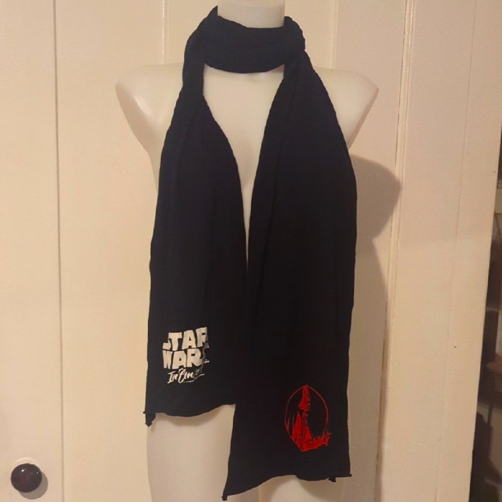 Star Wars Black Scarf with Red Logo
